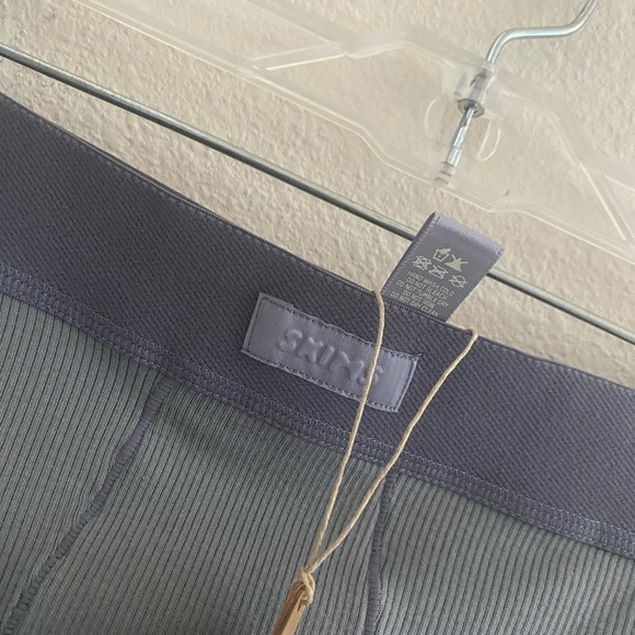 SKIMS  cotton rib high waisted full brief in Pacific Size S new with tag - Picture 3 of 4